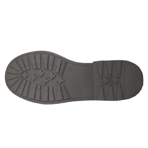 1 LEFT! Patent Leather Punk Rock Combat Booties - Picture 7 of 7